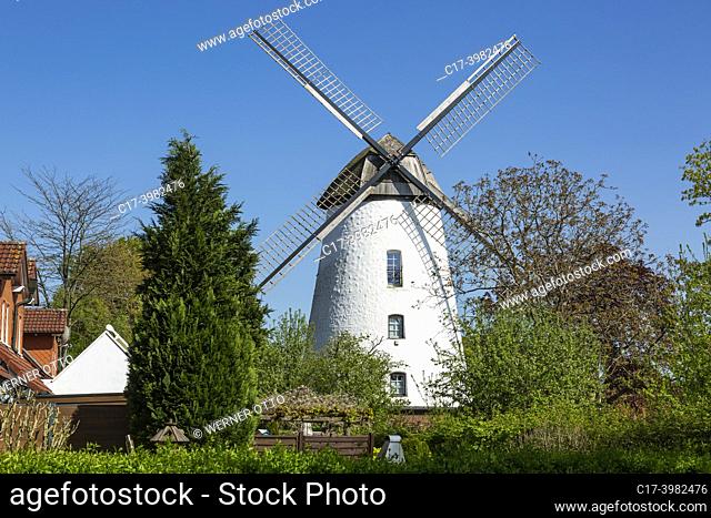Senden (West. ), Ottmarsbocholt, Germany, Senden (Westfalen), Muensterland, Westphalia, North Rhine-Westphalia, NRW, Senden-Ottmarsbocholt, windmill