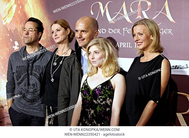 World premiere of the german movie 'Mara und der Feuerbringer' at Cinedom Mediapark 1 Featuring: Jan Josef Liefers, Esther Schweins, Christoph Maria Herbst