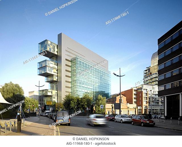 Civil Justice Centre, Hardman Boulevard, Spinningfields, Manchester. Architect: Denton Corker Marshall