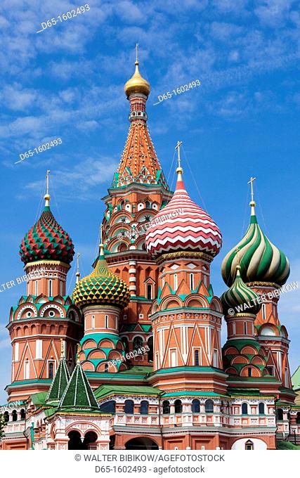 Russia, Moscow Oblast, Moscow, Red Square, Saint Basils Cathedral