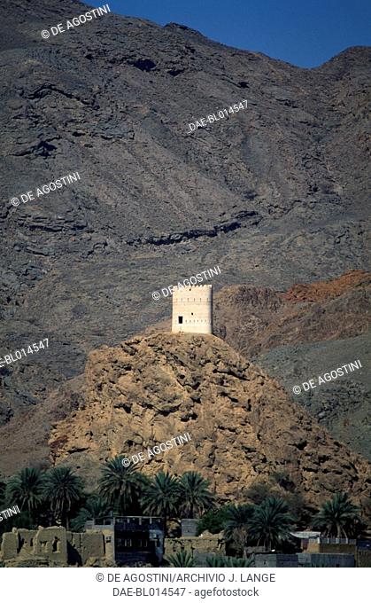 Watchtower near Fanja or Fanjah, Oman