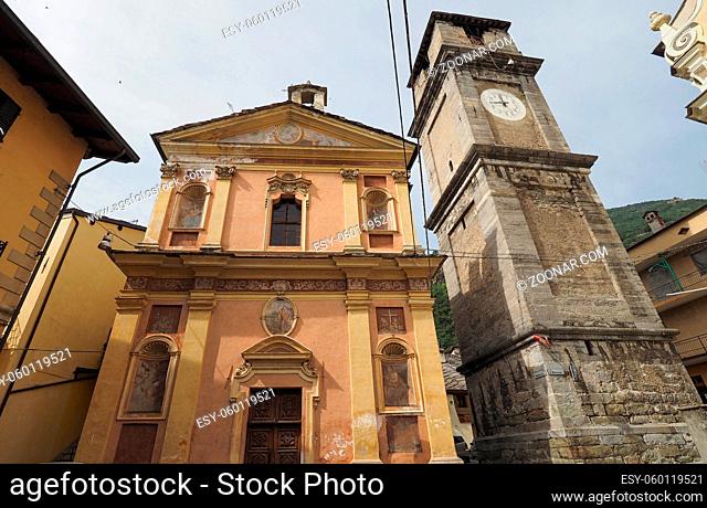 Cappella della Confraternita di Santa Marta (meaning St Martha confraternity chapel) in Quincinetto, Italy