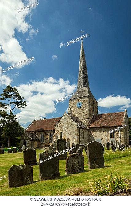 St Giles church in Horsted Keynes, West Sussex, England