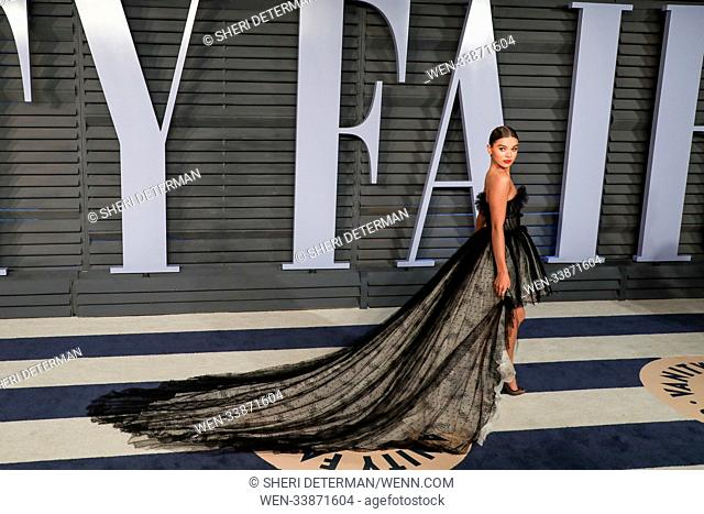 Vanity Fair Oscars Party 2018 was held at the Wallis Annenberg Center for the Performing Arts in Beverly Hills, California Featuring: Hailee Steinfeld Where:...