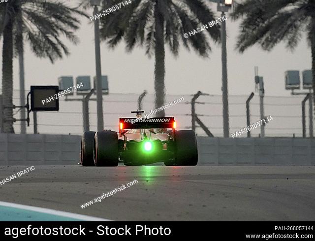 14.12.2021, Yas Marina Circuit, Abu Dhabi, Formula 1 test drives, in the picture Robert Shwartzman (RUS), Scuderia Ferrari Mission Winnow
