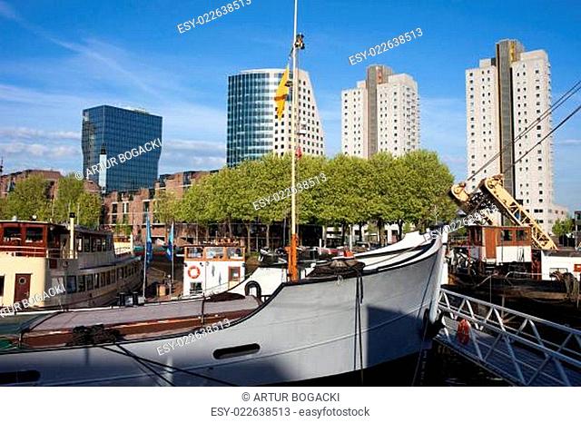 Rotterdam Cityscape in Netherlands