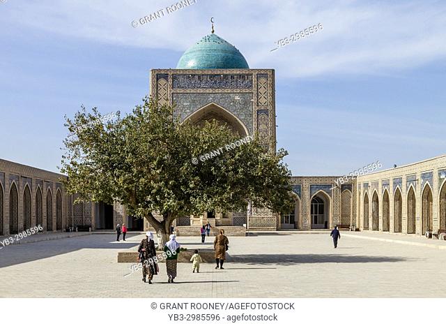 The Inner Courtyard Of The Kalyan Mosque, Bukhara, Uzbekistan