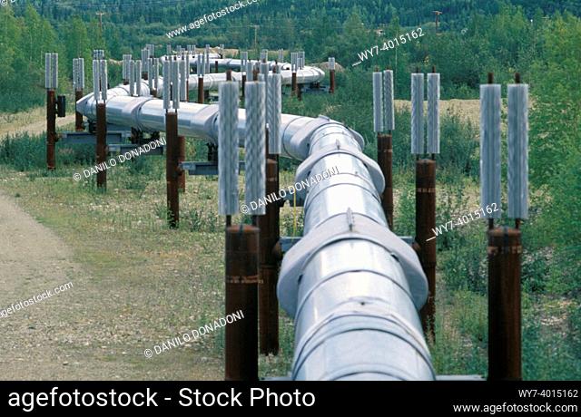 trans alaska pipeline, fairbanks, usa