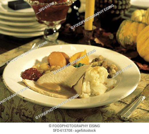 Traditional Thanksgiving Turkey Dinner