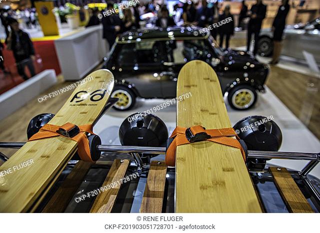 David Brown Automotive presented Remestered Mini at the 2019 Geneva International Motor Show on Tuesday, March 5th, 2019. (CTK Photo/Rene Fluger)