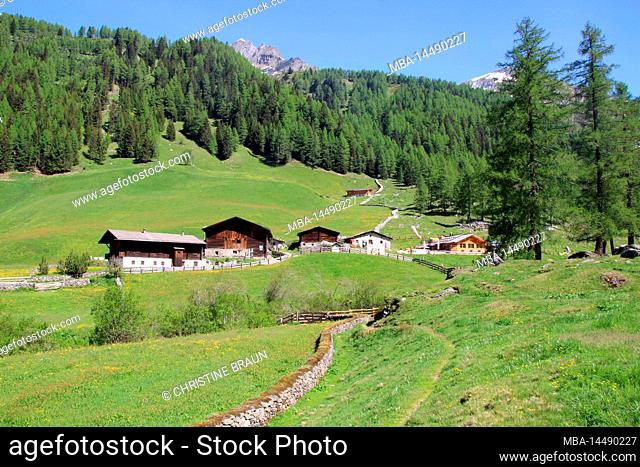 Village view, Prettau, Ahrntal, Province of Bolzano, South Tyrol, Italy