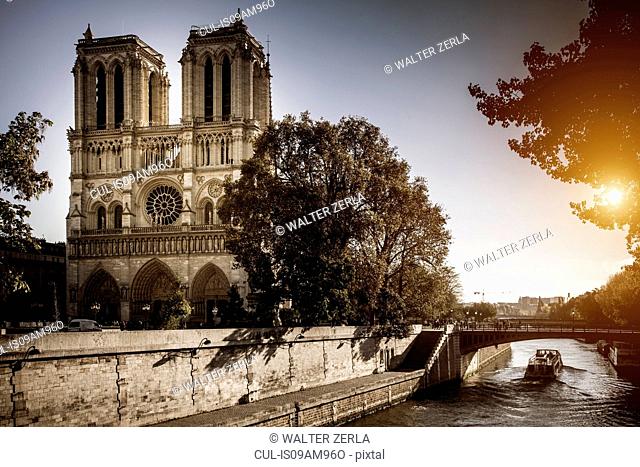 View of Notre Dame, Paris, France