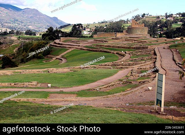 Inca ruins of Ingapirca in Ecuador