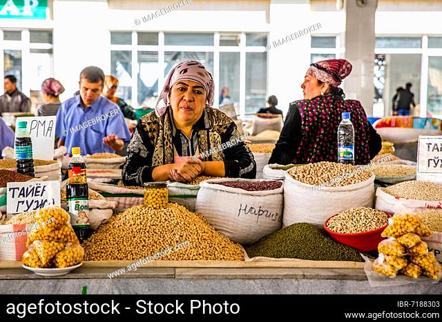 Siab Bazaar, typical oriental, Samarkand, Uzbekistan, Samarkand, Uzbekistan, Asia