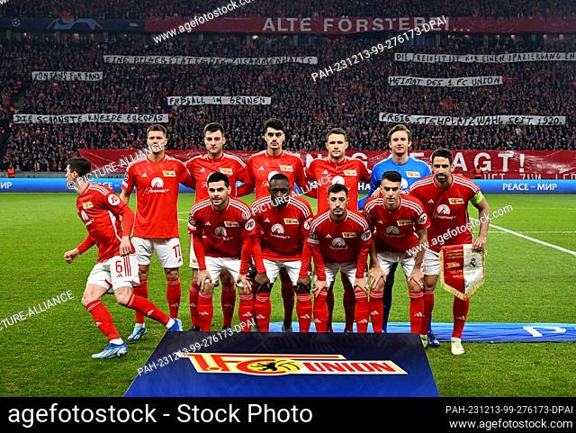 13 December 2023, Berlin: Soccer, Champions League, 1. FC Union Berlin - Real Madrid, Group stage, Group C, Matchday 6, Olympiastadion