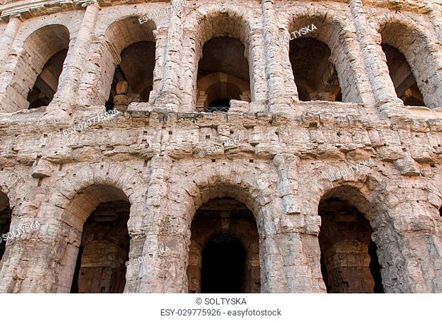 Theatre of Marcellus is an ancient open air theatre in Rome, Italy