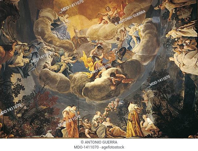 The Banquet of the Gods (the Olympus) (Il convito degli dei (L'Olimpo), by Giuseppe Maria Crespi known as lo Spagnuolo (or Spagnolo), 1691 - 1706, 17th Century