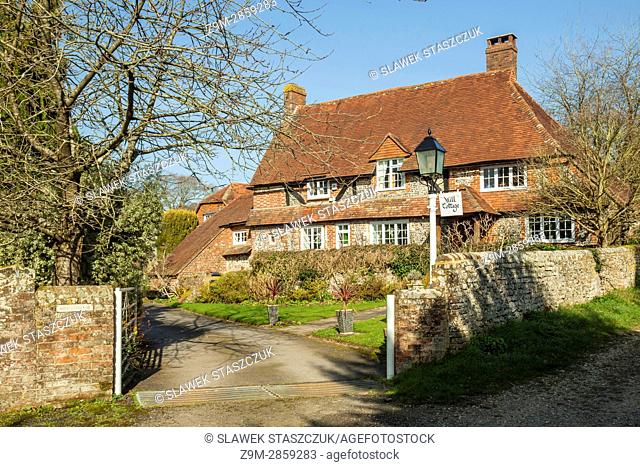 Traditional cottage in Halnaker, West Sussex, England