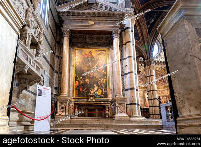 Cathedral Santa Maria Assunta, interior, Siena, Tuscany, Italy