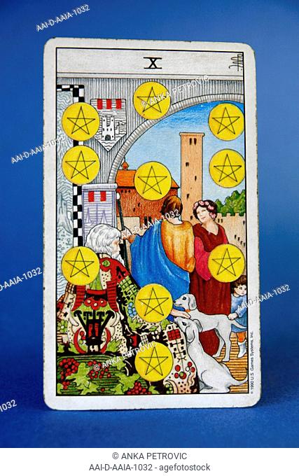 Tarot Cards, Ten of Pentacles