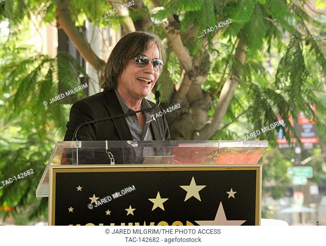 Jackson Browne attends the Hollywood Walk of Fame 2, 558th star ceremony for music executive Joe Smith outside Capitol Records on August 27th, 2015 in Hollywood