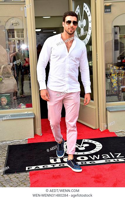 Opening of Udo Walz Boutique in Potsdam. Featuring: Leonard Freier Where: Berlin, Germany When: 19 May 2017 Credit: AEDT/WENN.com