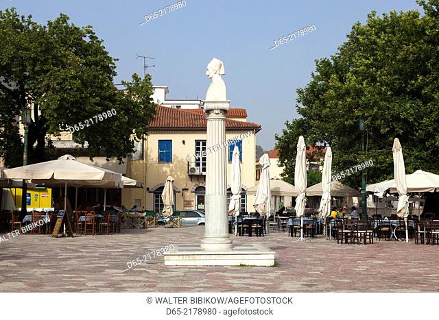 Greece, West Greece Region, Nafpaktos, town square