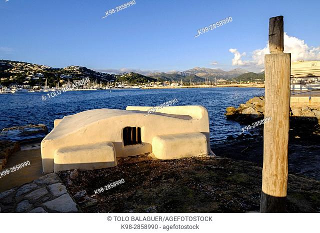 varadero tradicional -Escar-, puerto de Andratx, Mallorca, balearic islands, spain, europe