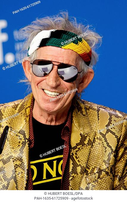 Musician Keith Richards attends the press conference of Keith Richards: Under The Influence during the 40th Toronto International Film Festival, TIFF