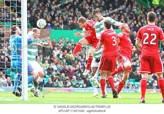 2015 Scottish Premier League Celtic v Aberdeen Mar 1st. 01.03.2015. Glasgow, Scotland. Scottish Premier League. Celtic versus Aberdeen