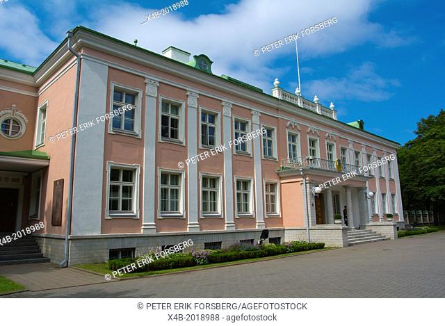 Presidential palace Kadrioru park in Kadriorg district Tallinn Estonia the Baltics Europe