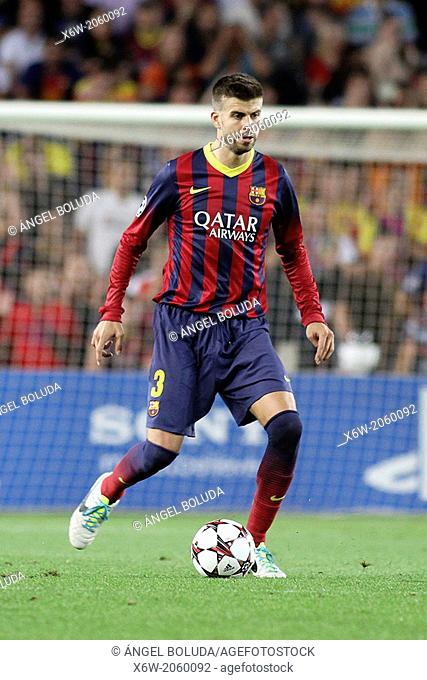 FC Barcelona. Gerard Piqué in action