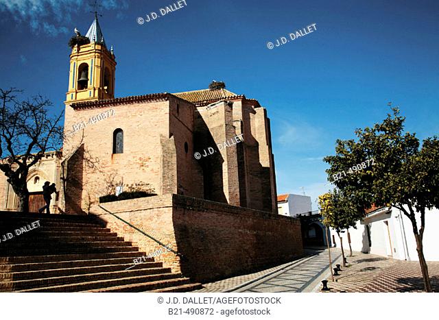 Saint Georges church, at Palos de la Frontera, where Christopher Columbus, and his sailors, prayed last time, just before leaving fo America, in 1492