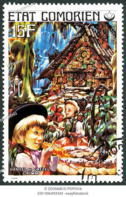 COMORES - 1976: shows Hansel and Gretel, series Fairy Tales