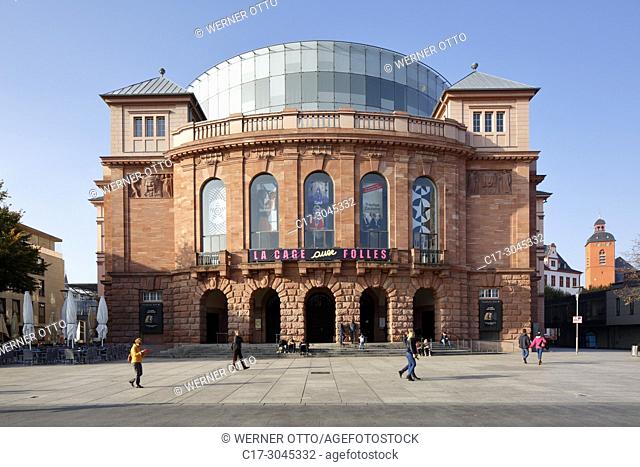 Mainz, D-Mainz, Rhine, Rhine-Main district, Rhineland, Rhineland-Palatinate, Staatstheater Mainz, Mainz State Theatre, playhouse, music theatre, dance theatre