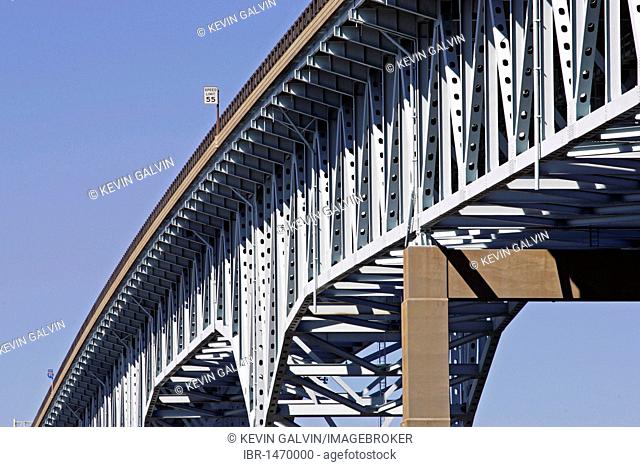 Interstate 95 bridge, New London, Connecticut, New England, USA