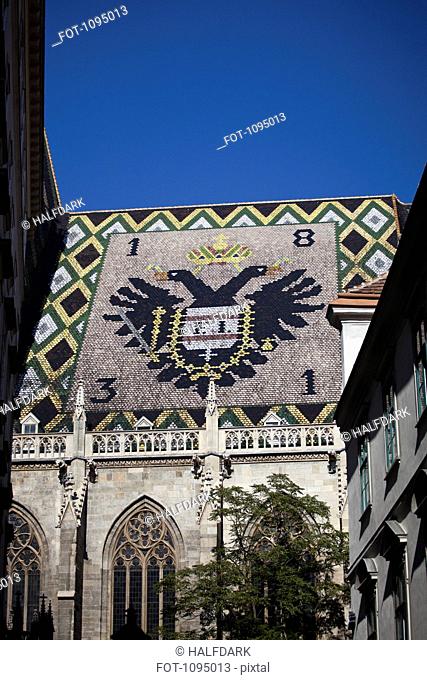 Double-headed eagle on the roof of St Stephen's Cathedral, Vienna