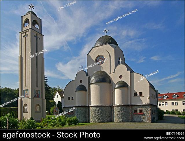 Coptic Monastery of Saint Anthony, Kröffelbach Monastery, Waldsolms, Hesse, Germany, Europe