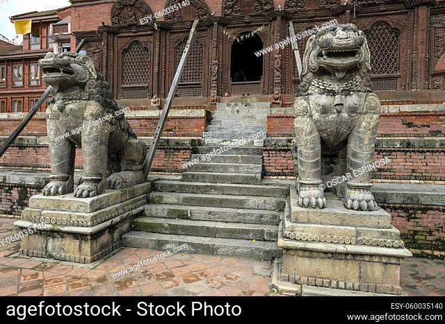 Shiva Parti Temple in Kathmandu Durbar Square in Kathmandu, Nepal