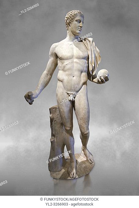 Diomedes - A 2nd or 3rd century AD Roman copy of a Greek classical sculpture from about 430-370 BC. This Roman statue represent Diomede