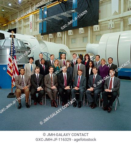 The 1995 astronaut candidate class arrived at NASA's Johnson Space Center on March 6, 1995 to begin a year of training, familiarization and evaluation