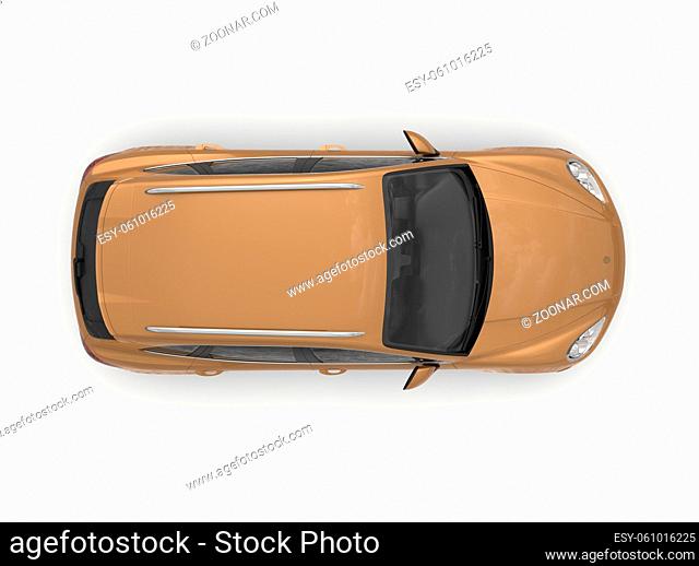 Generic and Brandless Luxury SUV Isolated on White 3d Illustration, Contemporary SUV Studio, Dealership Automobile Industry, Auto Transport