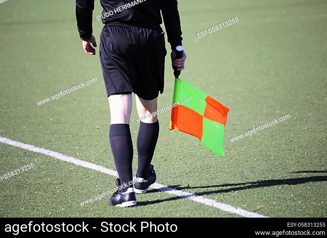 Soccer line referee (Linesman)