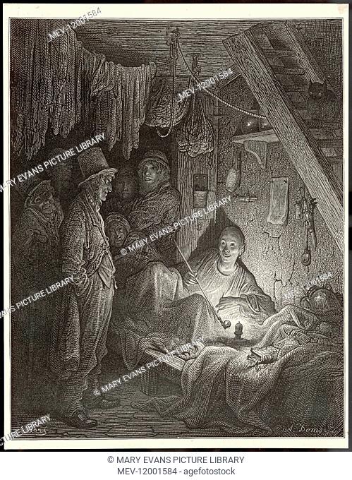 An opium den in the East End of London