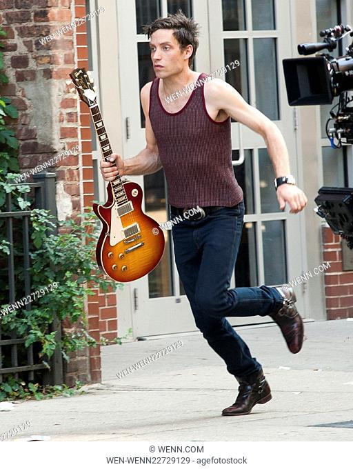 James Jagger on the set of HBO's untitled Rock n Roll project Featuring: James Jagger Where: New York, New York, United States When: 29 Jul 2015 Credit: WENN