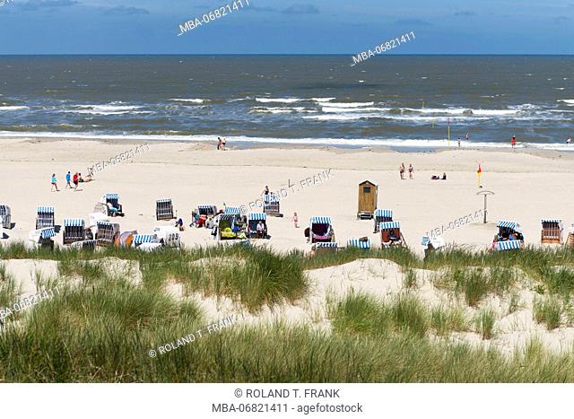 Germany, Lower Saxony, East Friesland, East Frisian islands, the beach of Spiekeroog