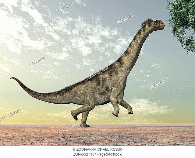 Computergenerierte 3D Illustration mit dem Dinosaurier Camarasaurus