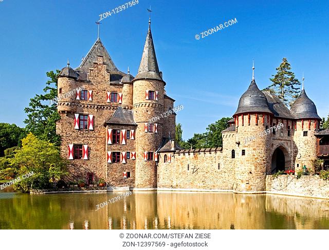 Burg Satzvey, Mechernich, Nordeifel, Eifel, Nordrhein-Westfalen, Deutschland, Europa
