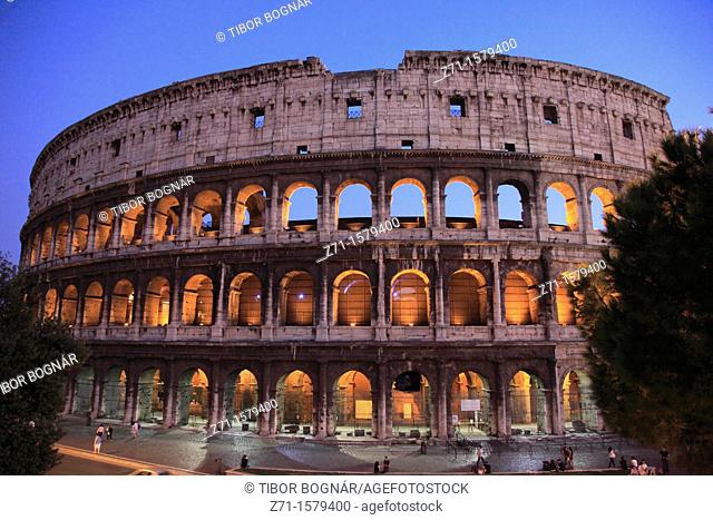 Italy, Lazio, Rome, Colosseum