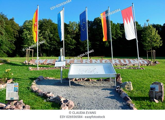 heart of the eu - european union in western reason, bavaria in germany